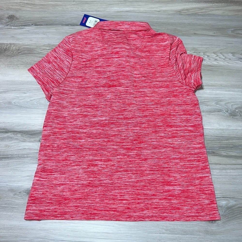 Arizona Cardinals Polo Shirt Womens Medium Red Short‎ Sleeve NFL Football Asics - Picture 2 of 6